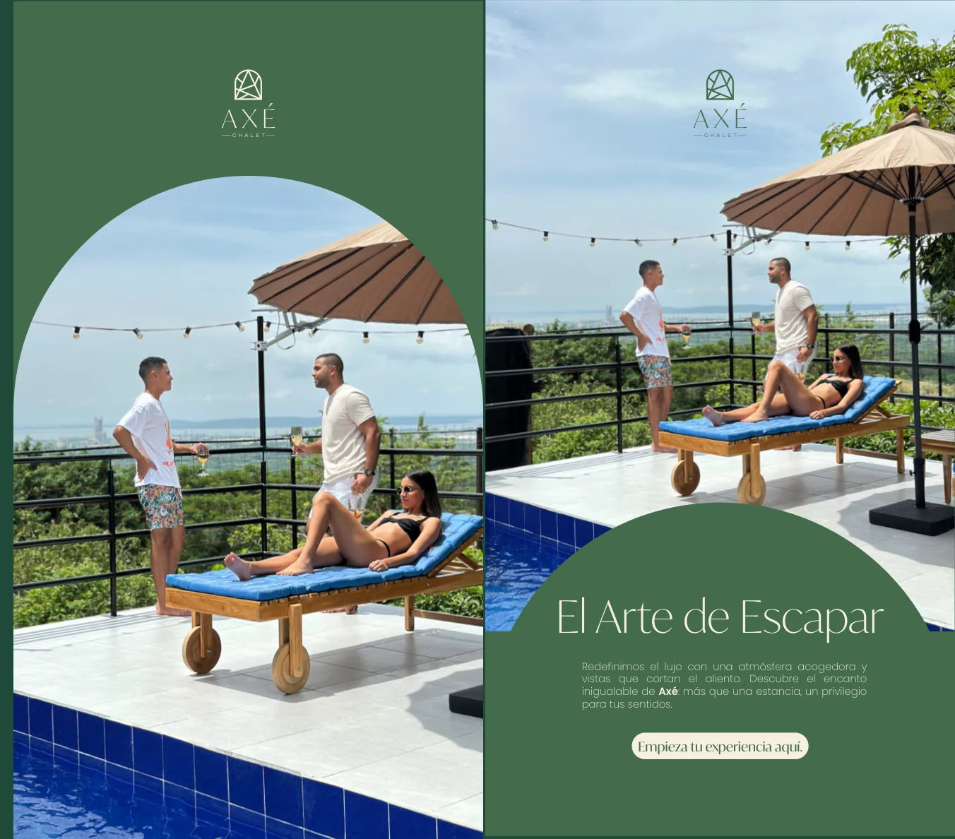 Plantillas de historias de Instagram de Axé Chalet